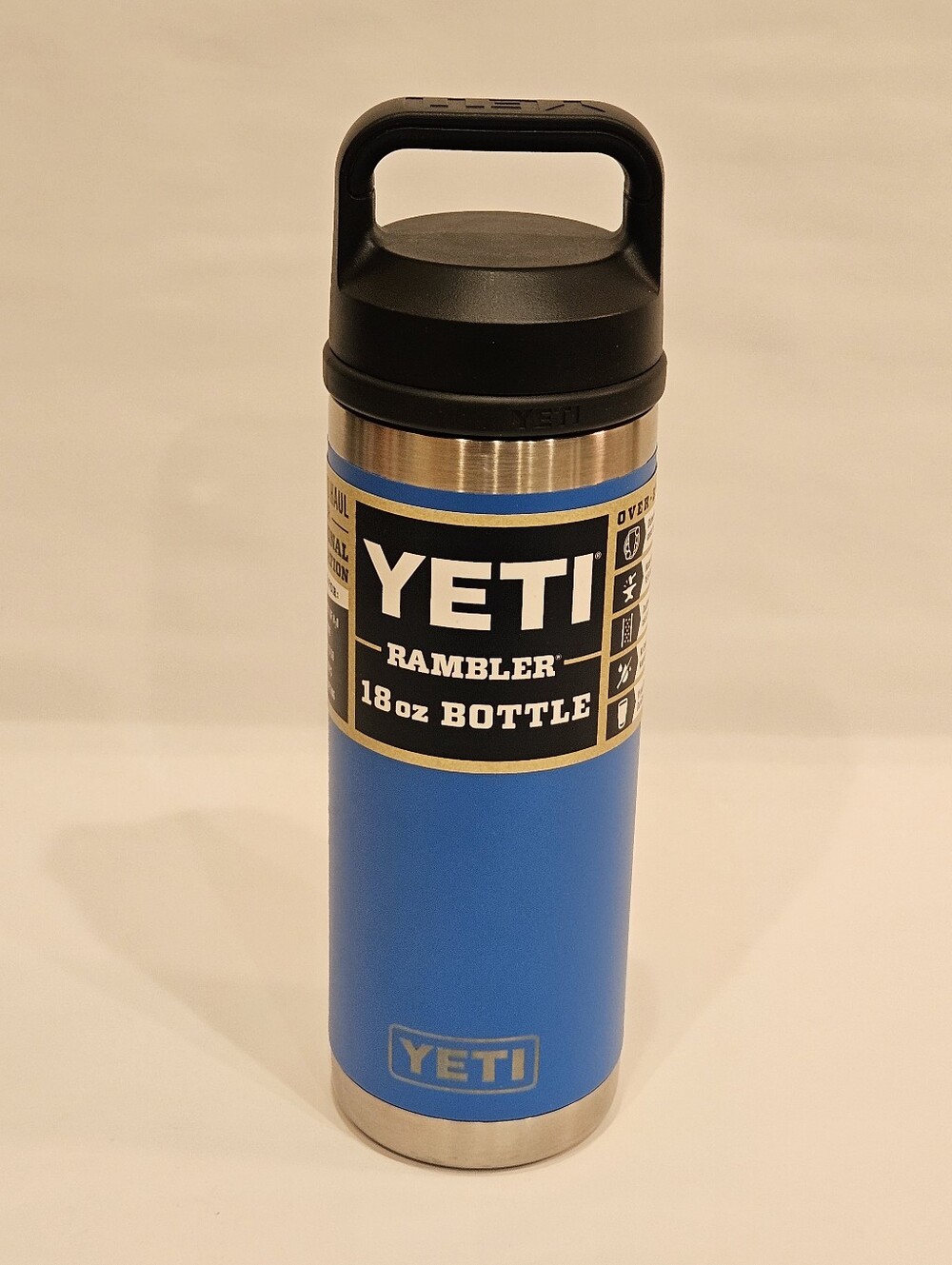 Yeti Rambler 18 oz Water Bottle CHUG CAP Big Wave Blue *RETIRED*